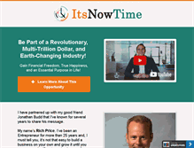 Tablet Screenshot of itsnowtime.com